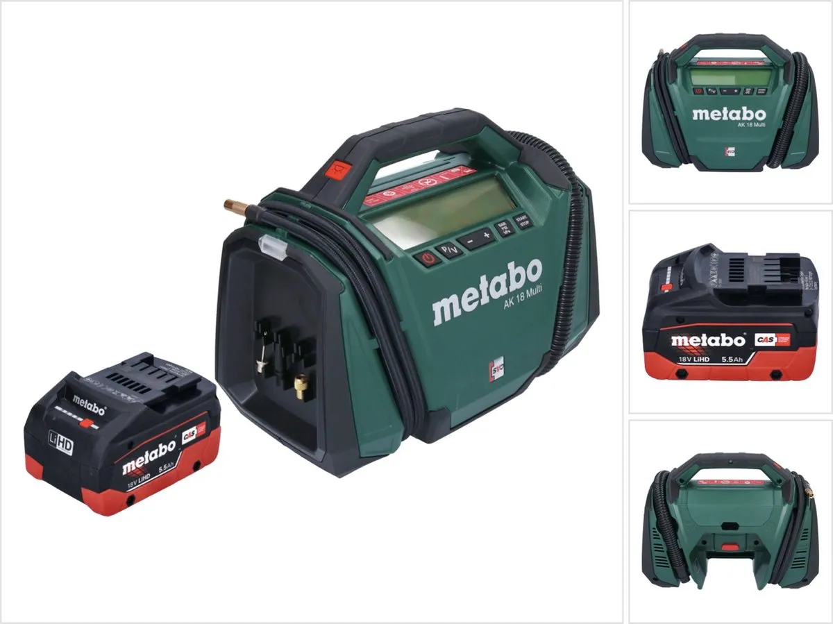 Metabo AK 18 Multi Compressor 18V 11 bar