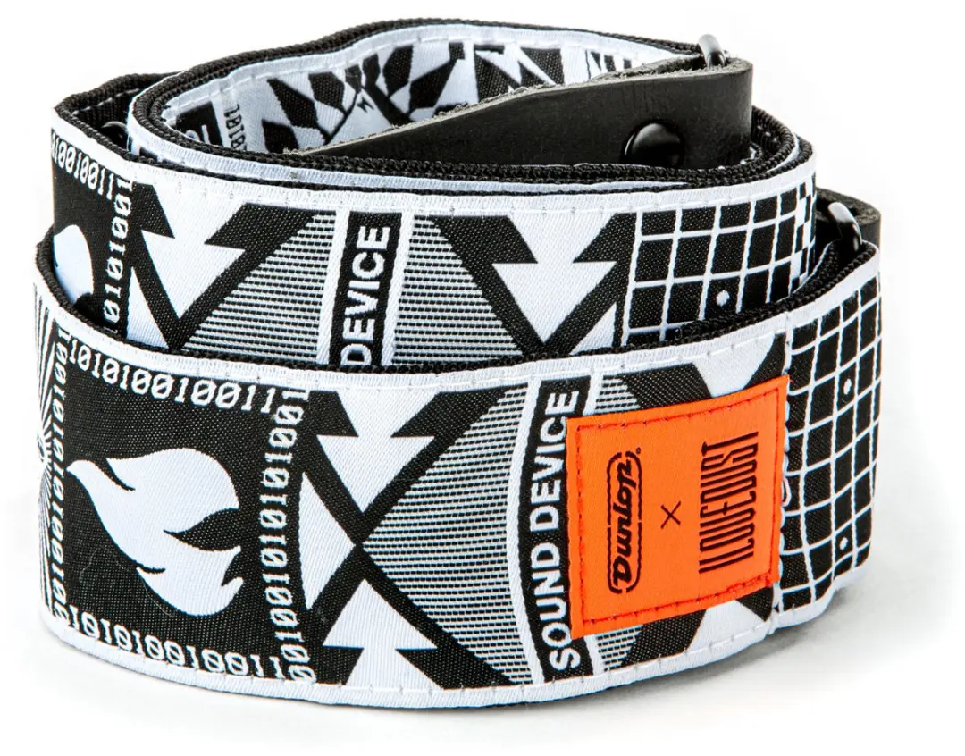 Dunlop ILD10 ILOVEDUST Out Of Control Gitaarband - Zwart/Wit