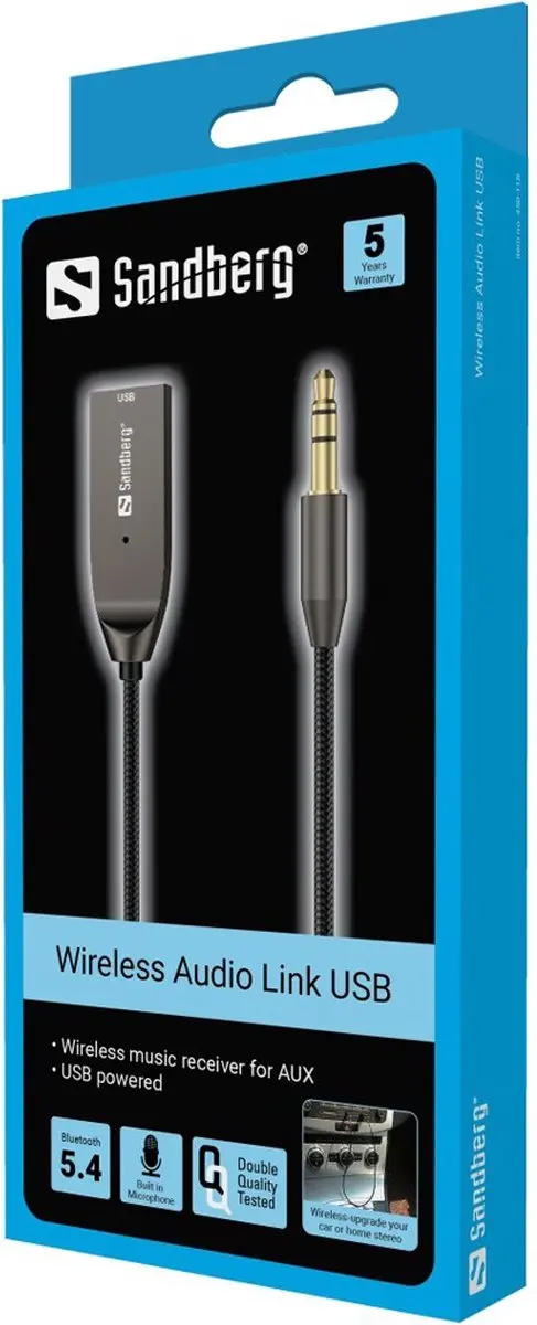 Sandberg 450-11 Draadloze Audio Link - Zwart