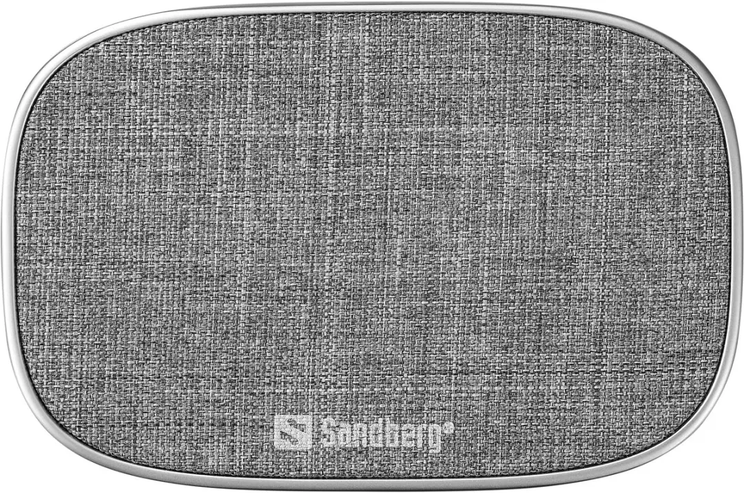 Sandberg Wireless Charger Deck 15W - Aluminium/Grijs
