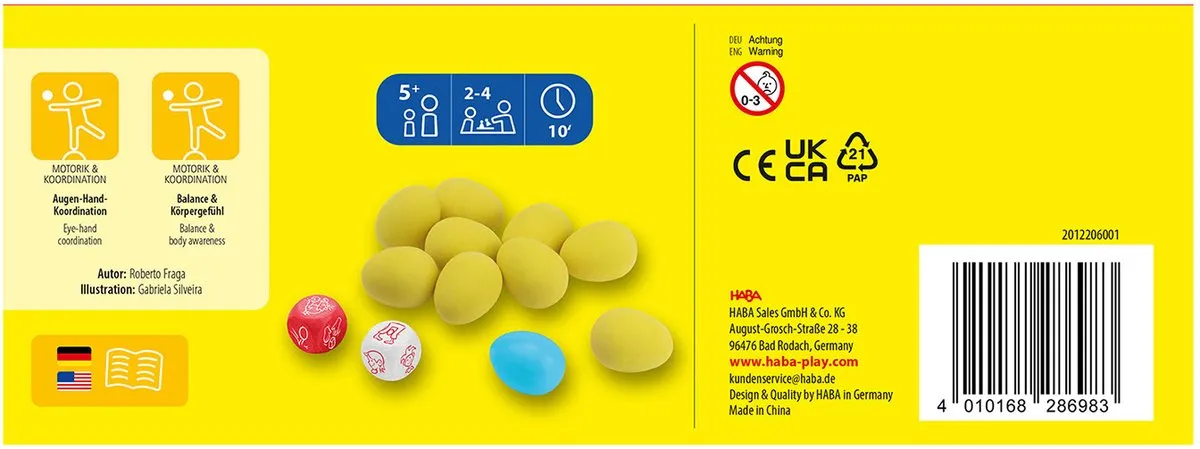 HABA Dancing Eggs Bordspel - 2-4 Spelers
