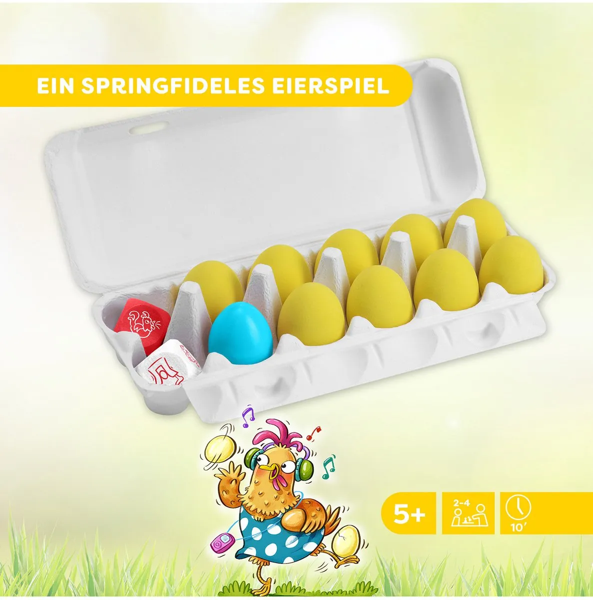 HABA Dancing Eggs Bordspel - 2-4 Spelers