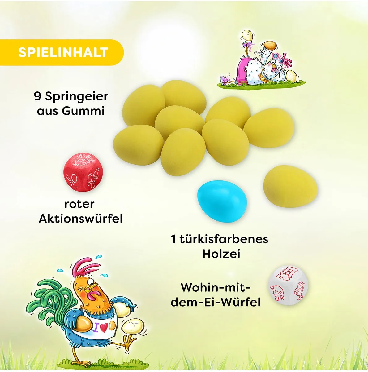 HABA Dancing Eggs Bordspel - 2-4 Spelers
