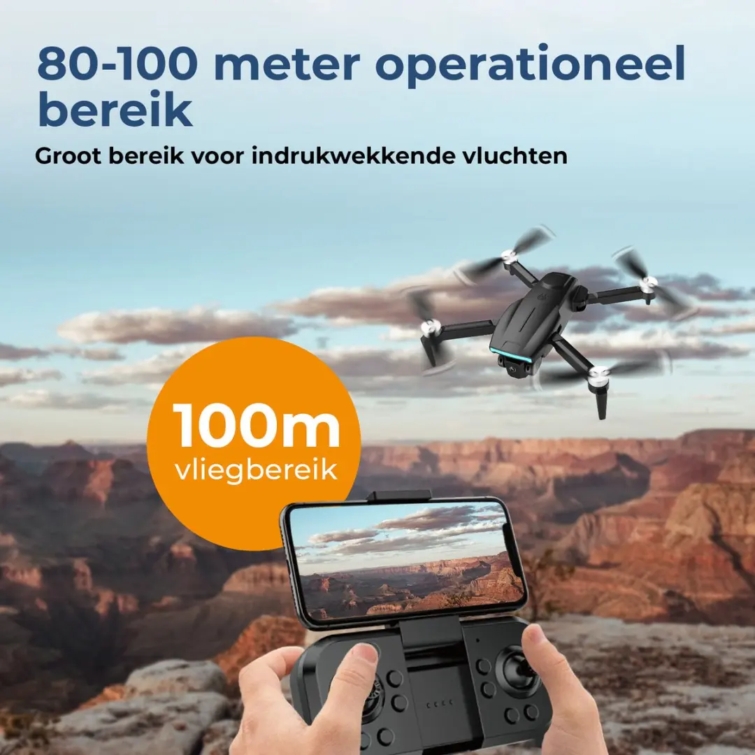 Denver DCW3520 Drone - Dual Camera - Zwart