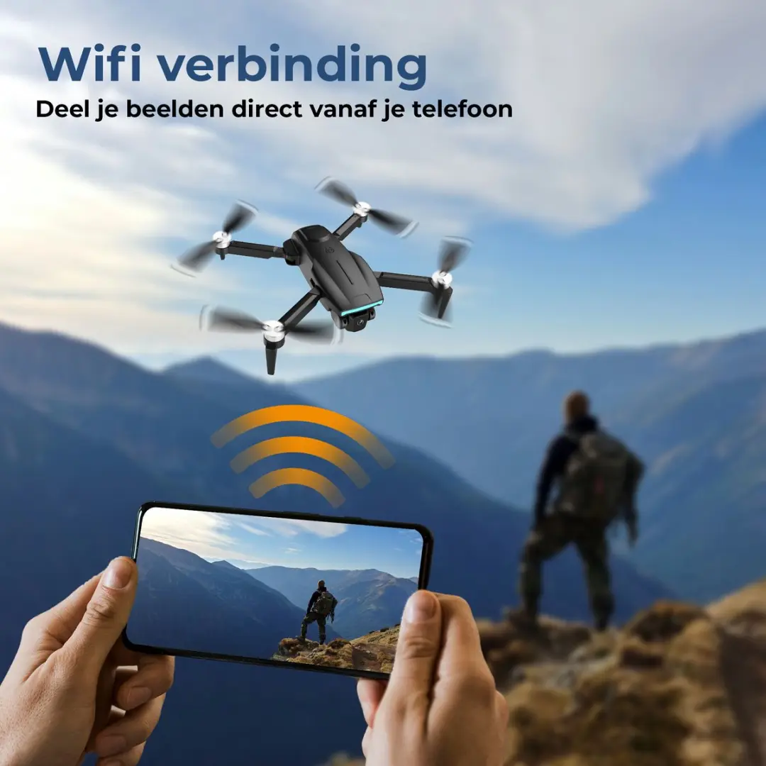 Denver DCW3520 Drone - Dual Camera - Zwart
