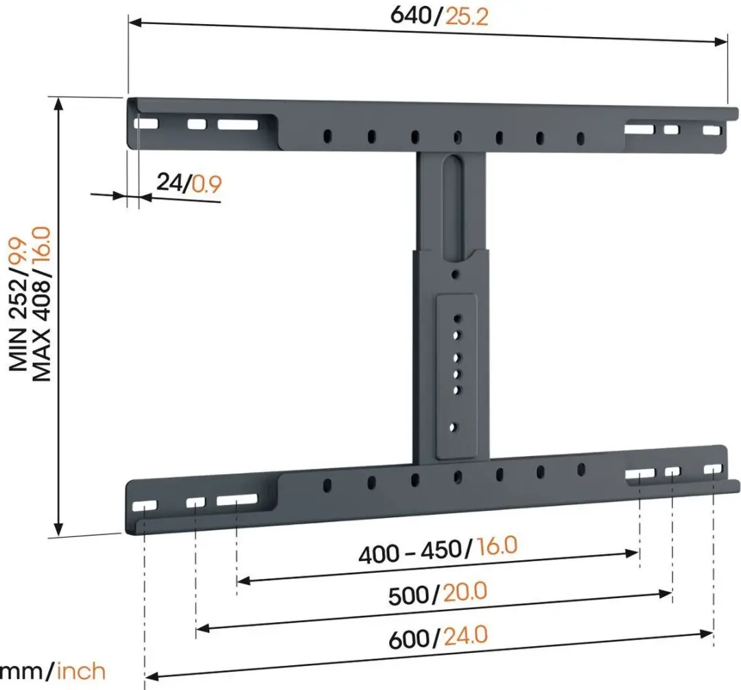 Vogel's TVA 6950 Stud Adapter - Zwart