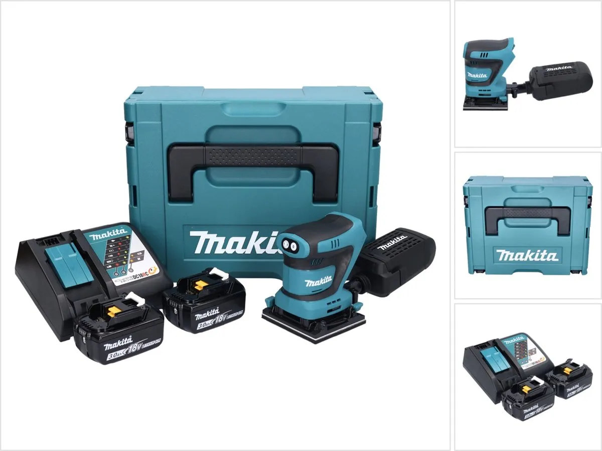 Makita DBO 480 RFJ Excentrische Schuurmachine 18V