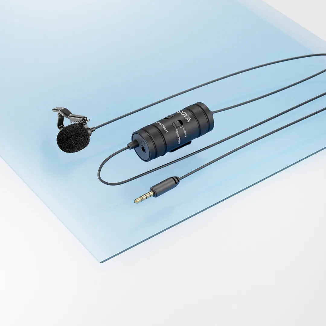 Boya BY-M1 PRO II Lavaliermicrofoon - Zwart