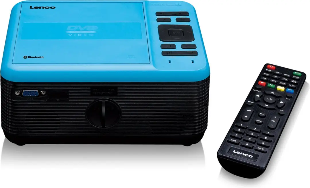 Lenco LPJ-500BU Mini Beamer - Full HD 1080P - Blauw-Zwart