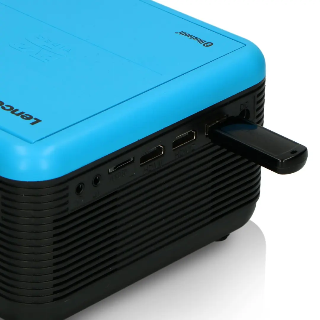 Lenco LPJ-500BU Mini Beamer - Full HD 1080P - Blauw-Zwart