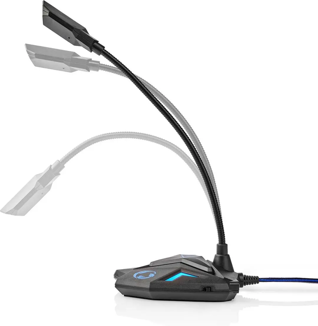 Nedis GMICGU100BK Streamingmicrofoon - USB - Zwart