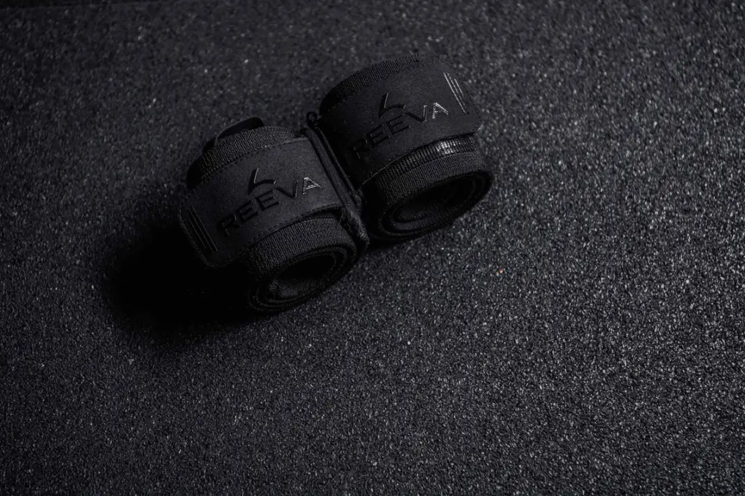 Reeva Powerlifting Wrist Wraps 60cm - Zwart