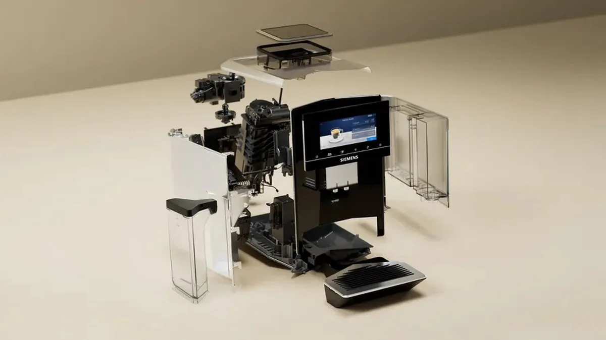 Siemens EQ.900 TQ905DF9 Espressomachine - Volautomatisch - 2.3L - Zwart