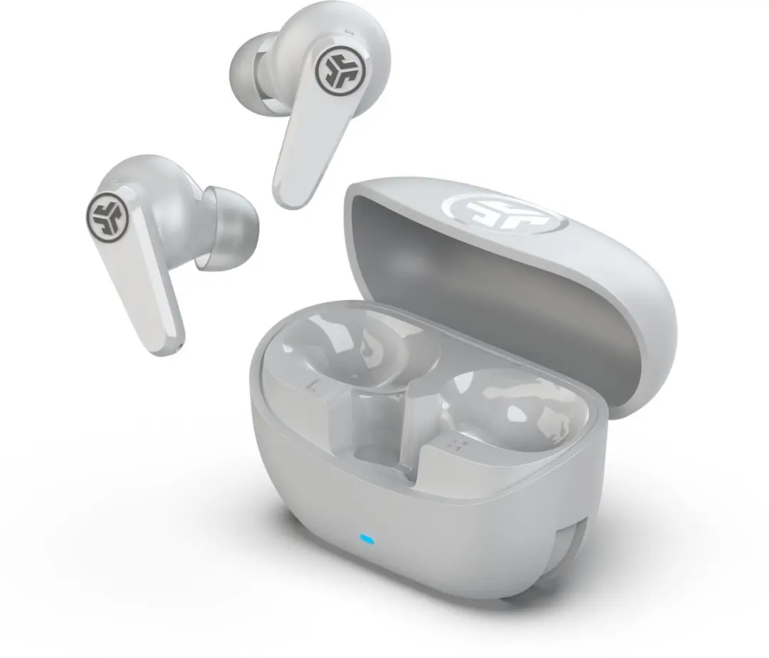 JLab Go Pods ANC IEUEBGOPODSRWHT124 Oordopjes - Noise Cancelling - 26 uur - Wit - afbeelding 6 van 6