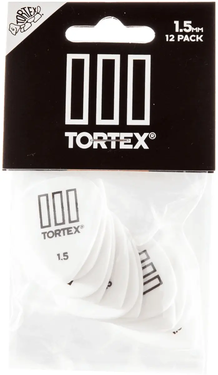 Dunlop Tortex III 462 Plectrums - 12 Stuks Wit