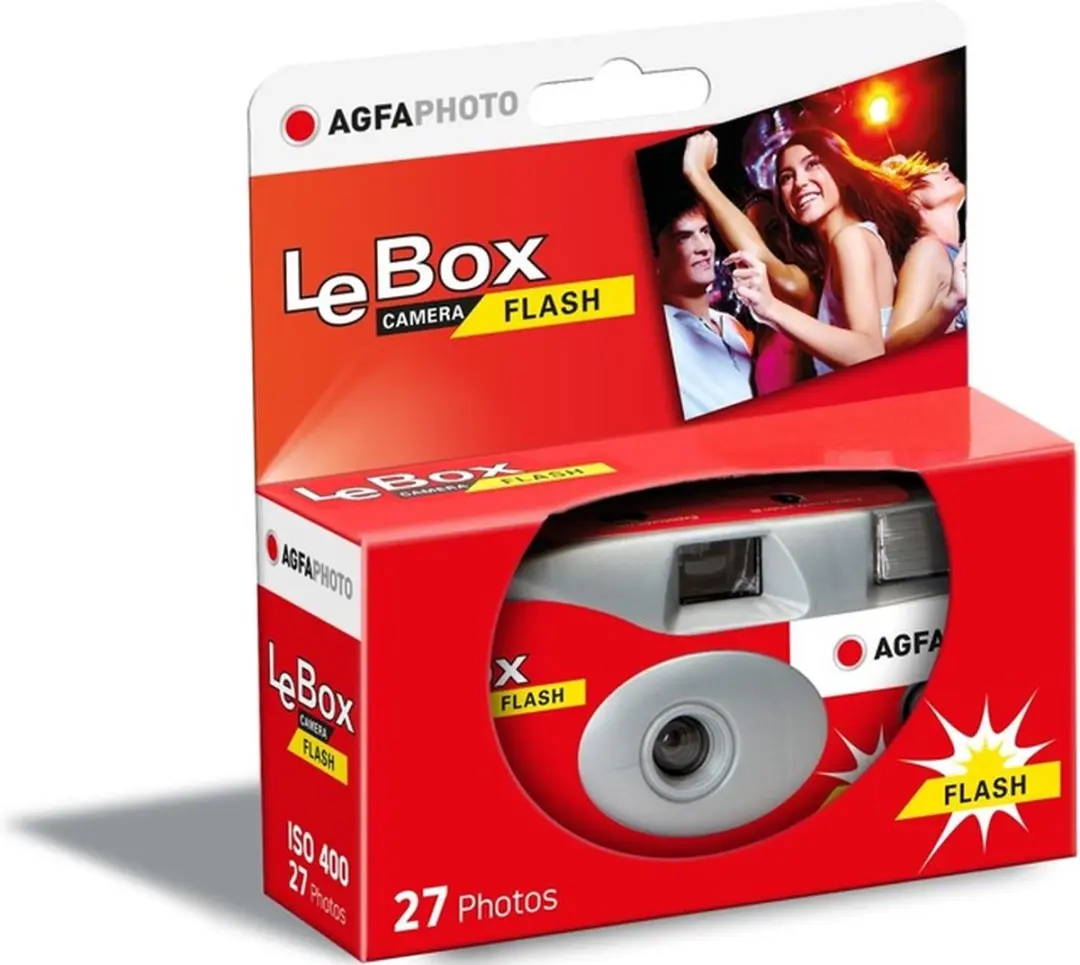 AgfaPhoto LeBox Flash Wegwerpcamera 27 Foto's