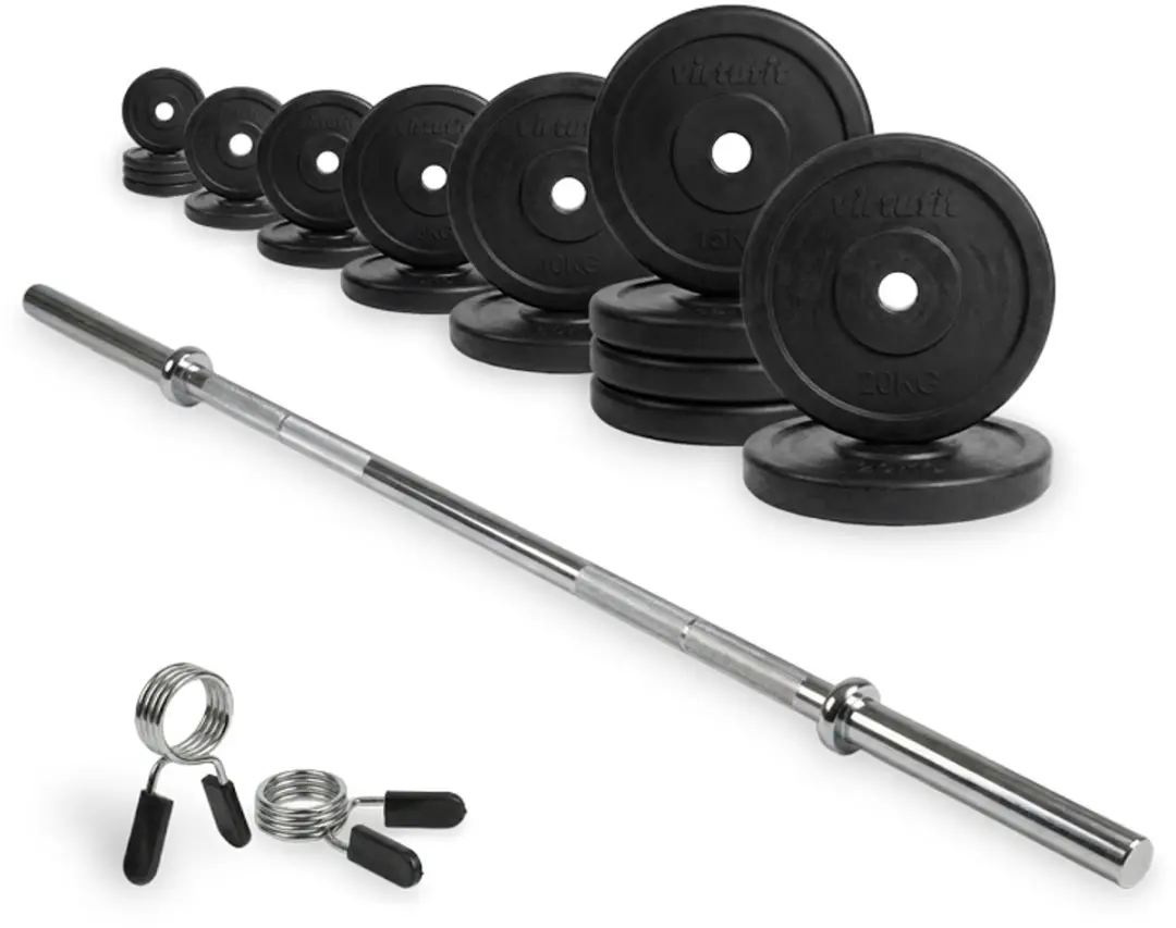Virtufit Rubberen Halterset 150kg