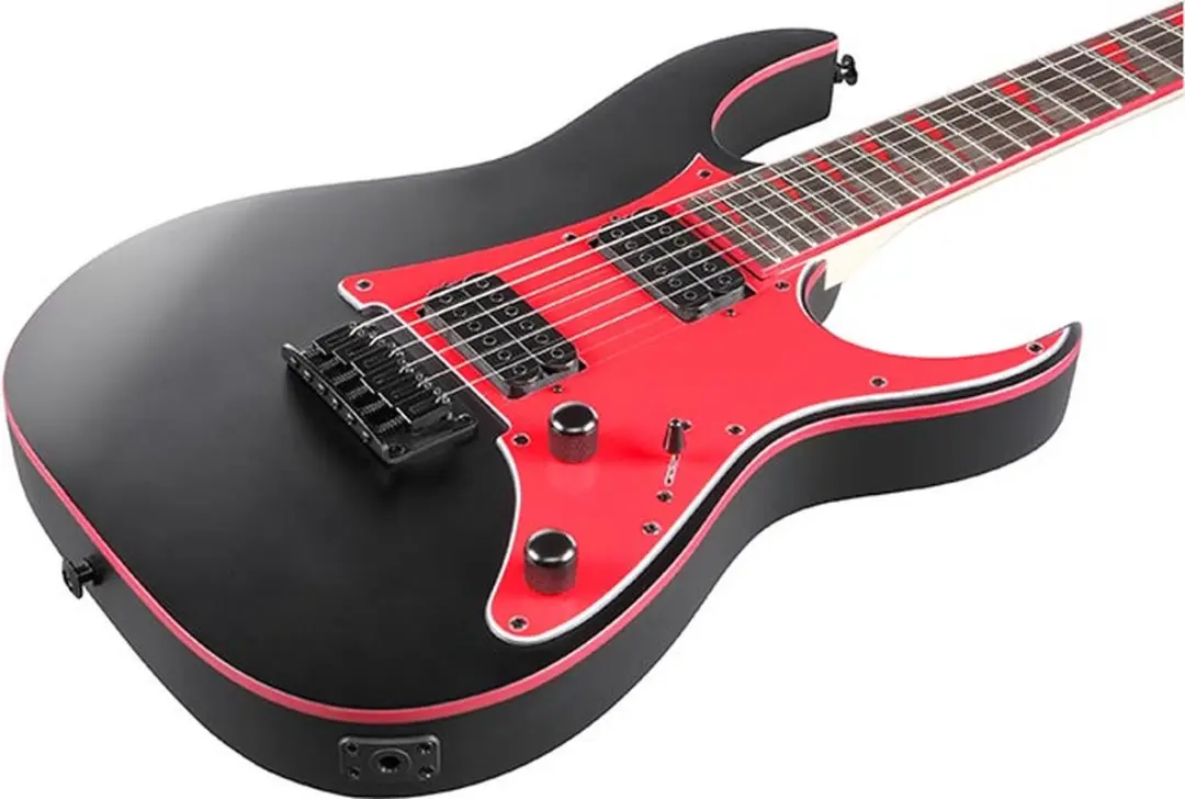 Ibanez GRG131DX Gitaar Elektrisch - Zwart/rood