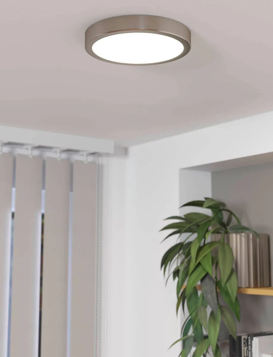 Eglo Fueva 5 Opbouwlamp LED Ø21cm Grijs - Dimbaar - afbeelding 6 van 6