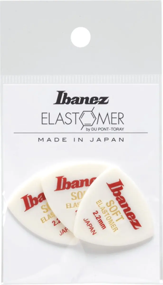 Ibanez Elastomer Triangle Plectrumset 2.2mm
