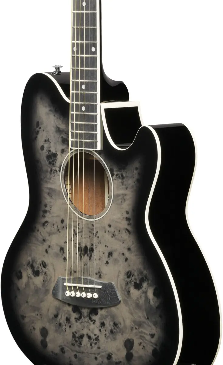 Ibanez TCY10PA Transparent Brown Black Burst Akoestische Gitaar