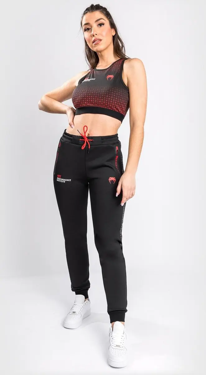 UFC Venum Performance Institute Joggingbroek Dames - XS - Zwart/Rood