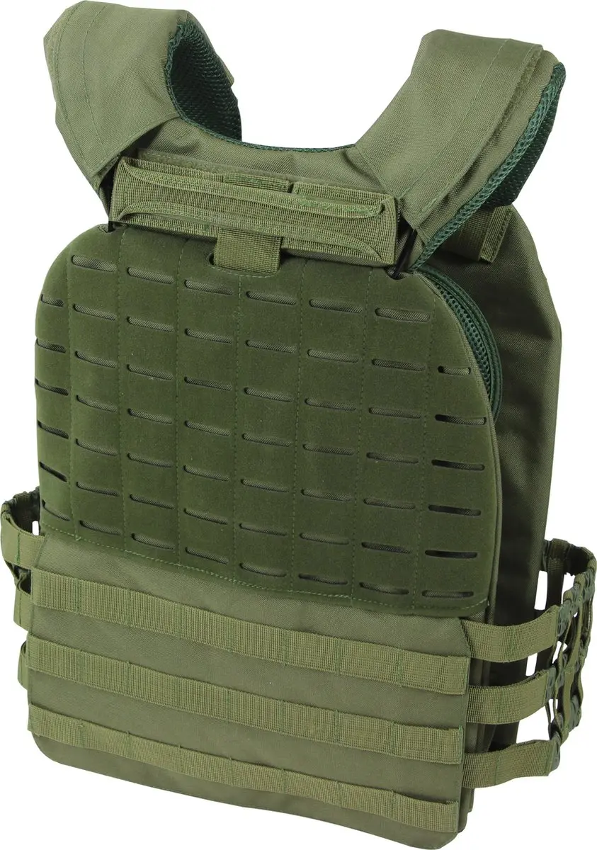 LifeMaxx LMX Tactical Vest Gewichtsvest - Groen