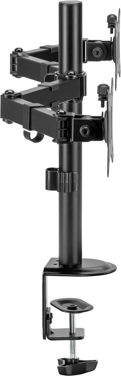 Deltaco Office Dual Desk Mount 1903412 - Monitorbevestiging 2 Schermen - 13-32" - Zwart