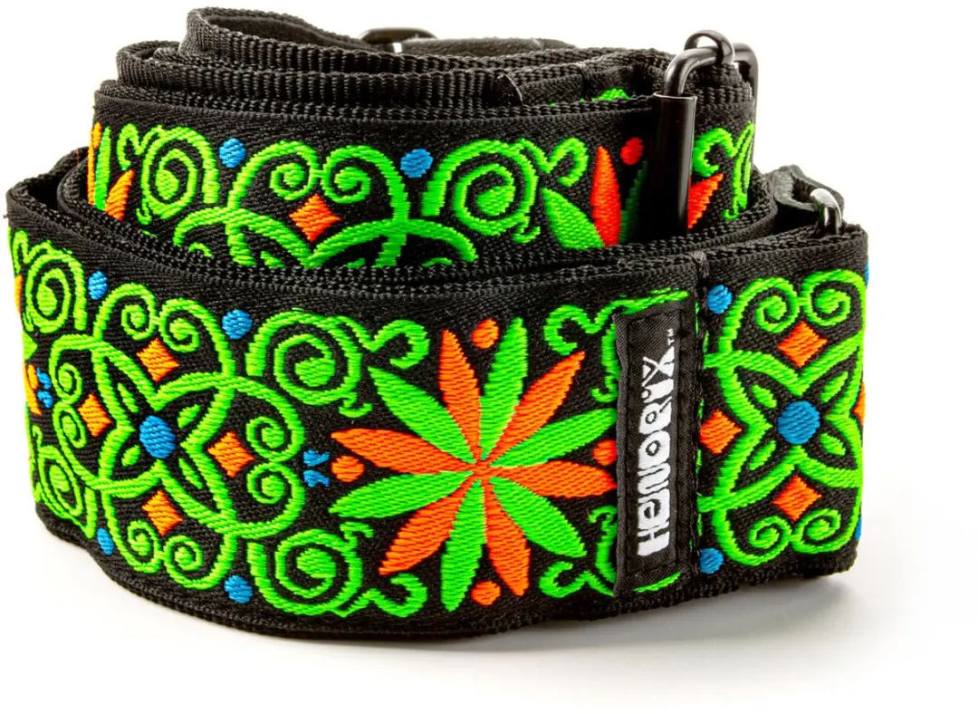 Dunlop JH26 Jimi Hendrix Blacklight Fillmore Green Gitaarband