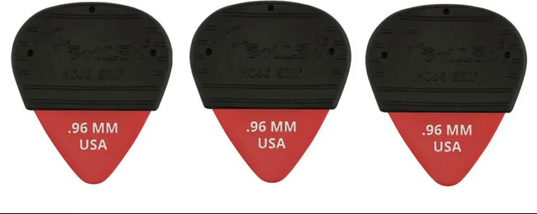 Fender 351 Mojo Grip Plectrumset - 0,96 mm