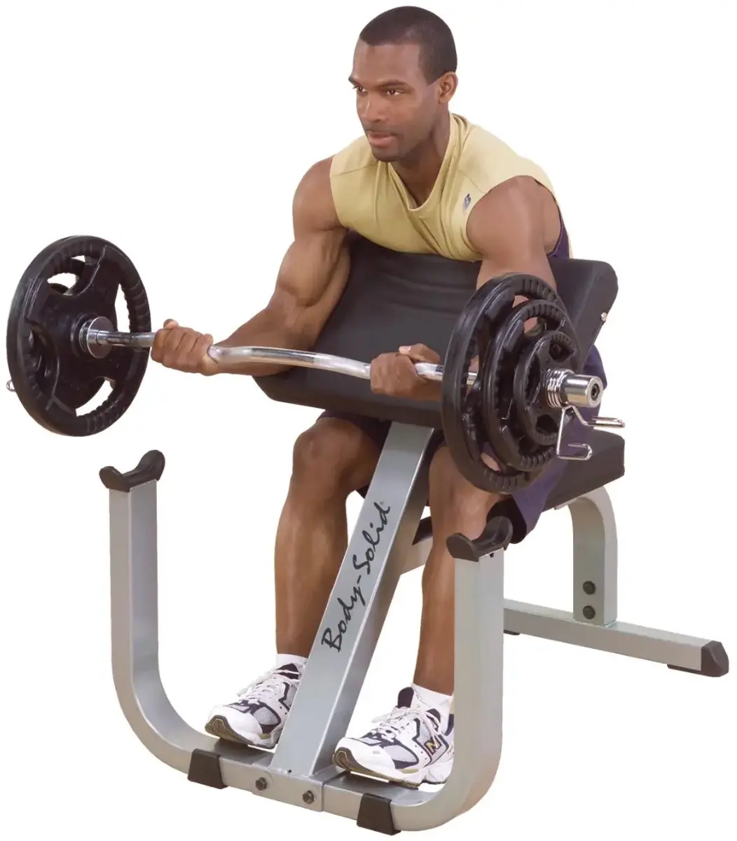 Body-Solid GPCB329B Preacher Curl Bankje