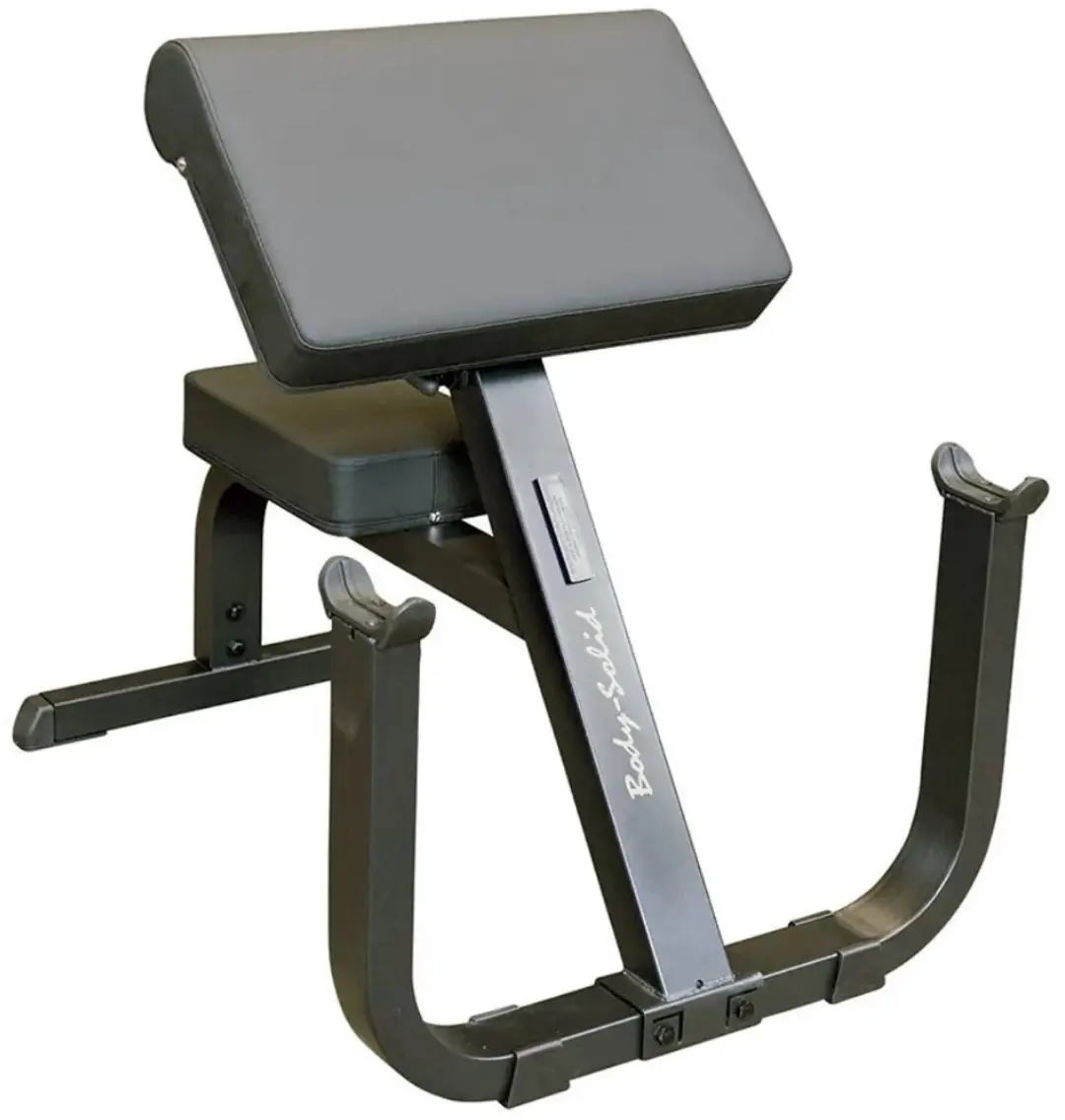 Body-Solid GPCB329B Preacher Curl Bankje - Zwart