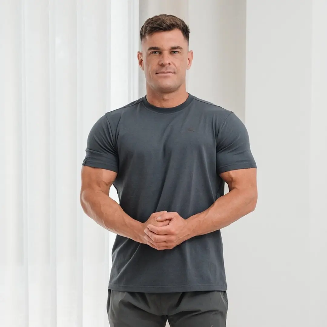 Reeva Premium Active Tee PS06-S - Grijs