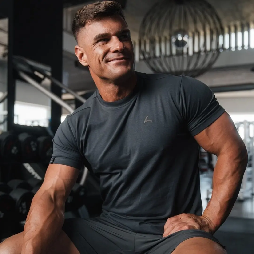 Reeva Premium Active Tee PS06-S - Grijs