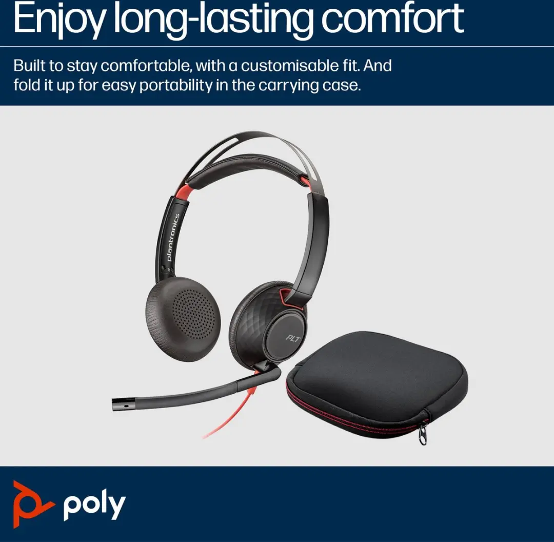 HP Poly Blackwire C5220 Headset