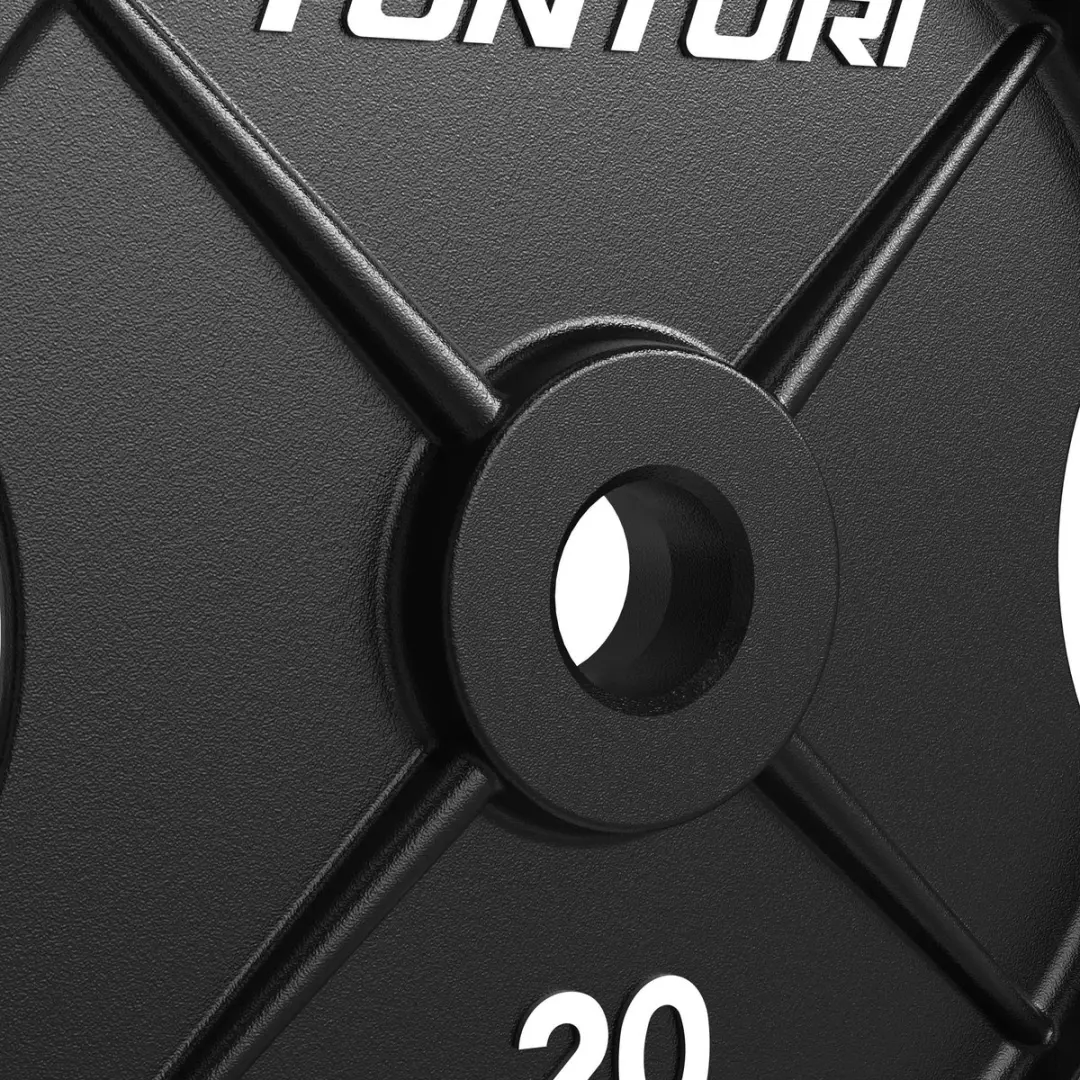 Tunturi Platinum Cast Iron Halterschijf 20kg - Ø45cm