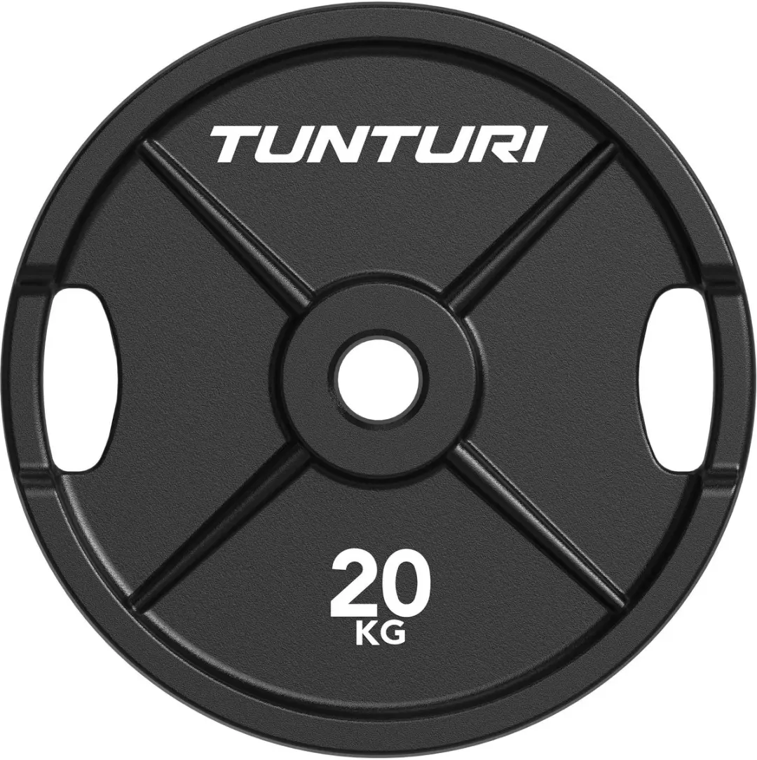 Tunturi Platinum Cast Iron Halterschijf 20kg - Ø45cm