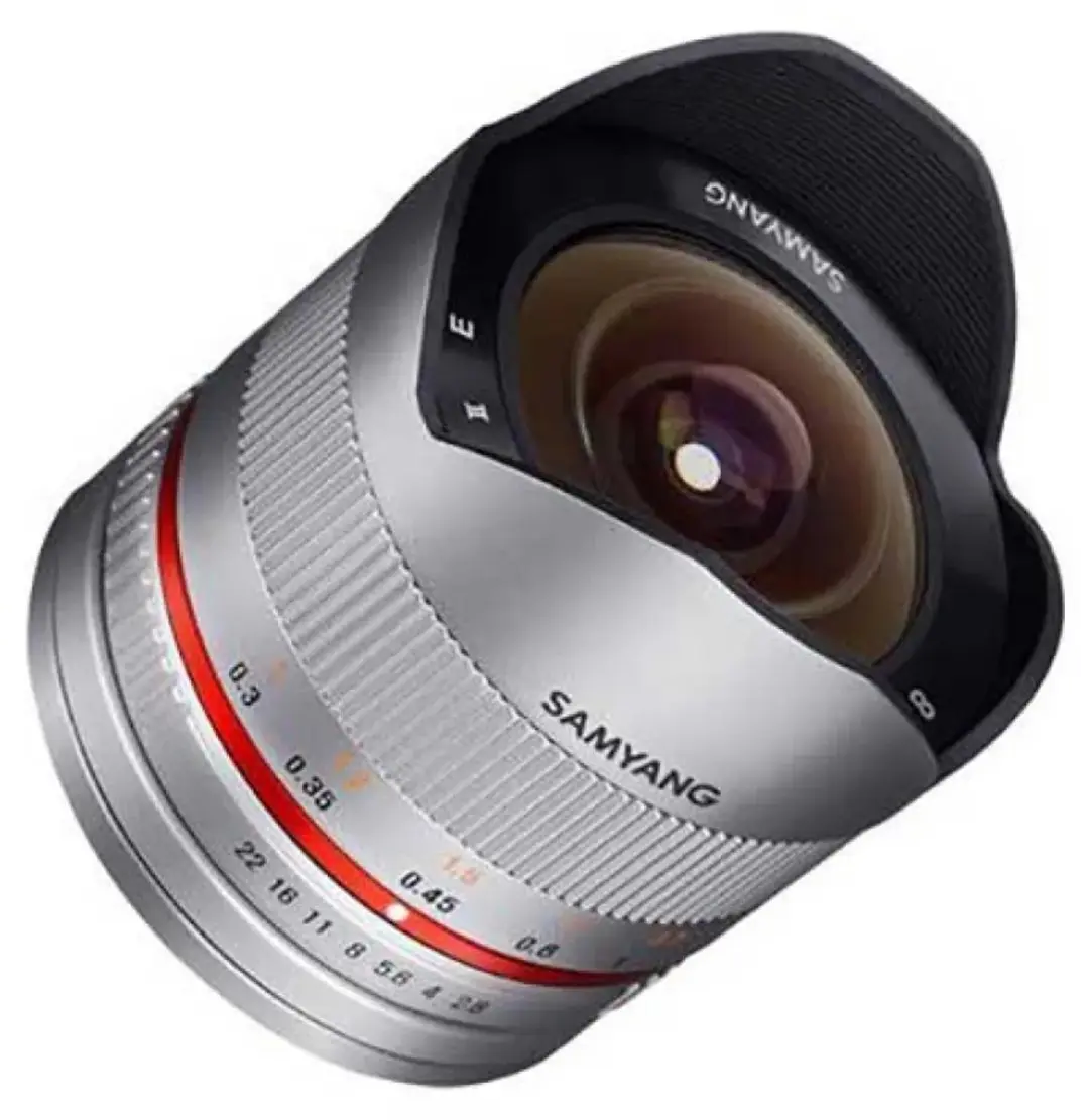 Samyang 8mm F2.8 UMC Fisheye II - Canon - Zilver