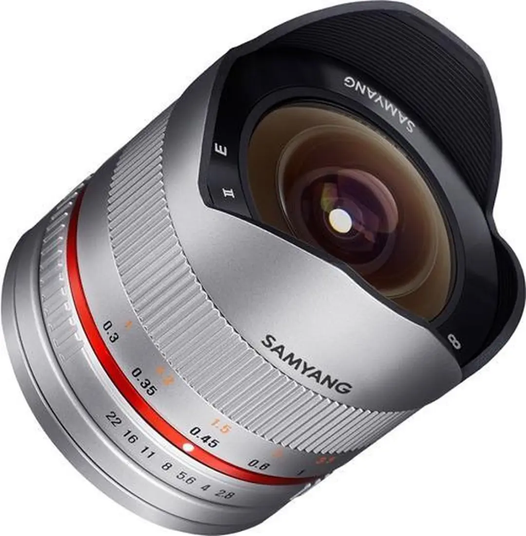 Samyang 8mm F2.8 UMC Fisheye II - Canon - Zilver