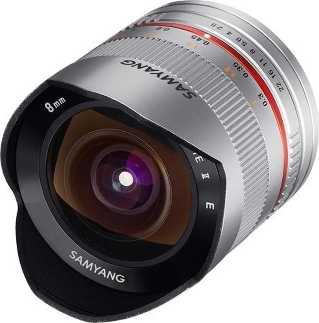 Samyang 8mm F2.8 UMC Fisheye II - Canon - Zilver