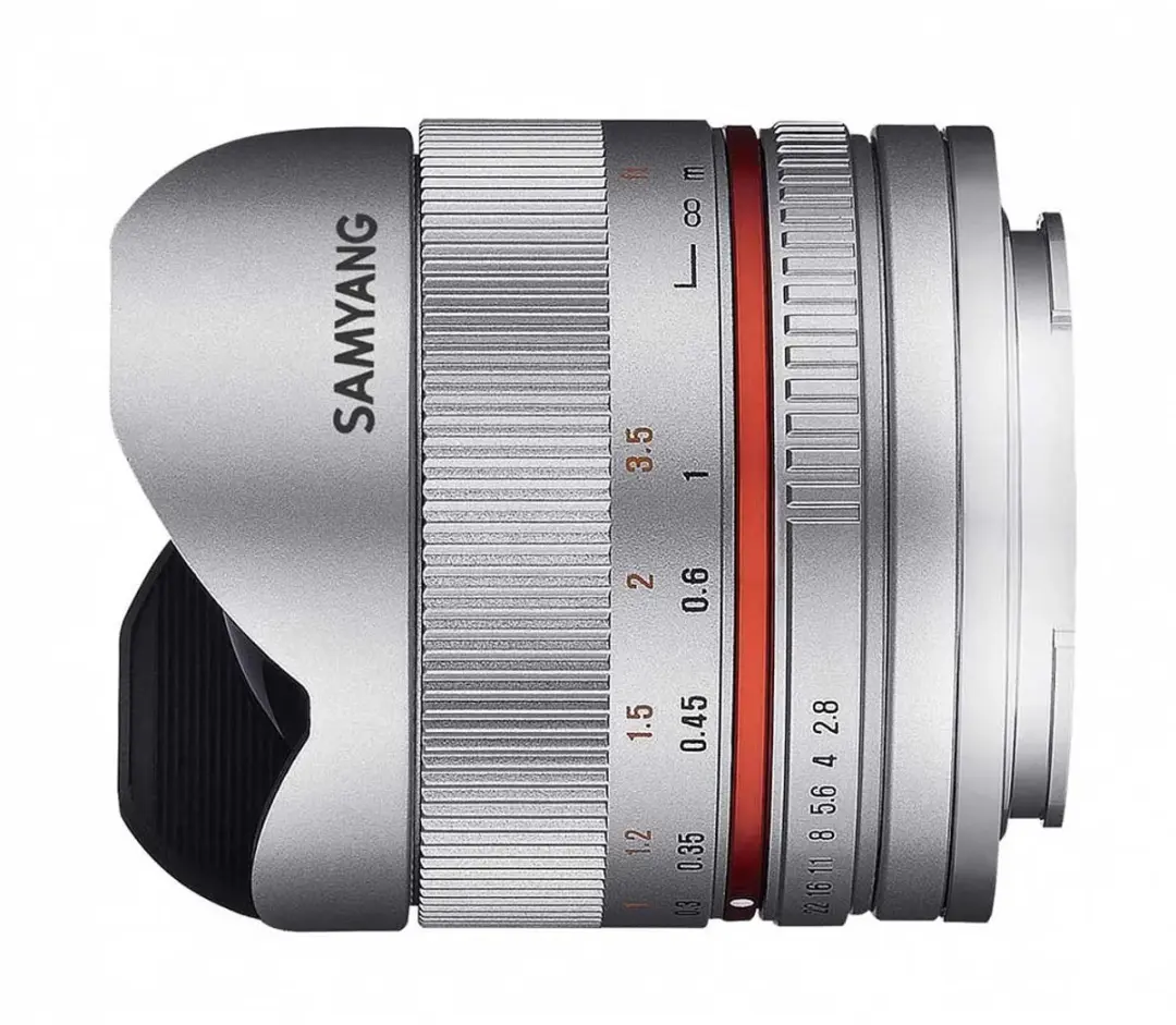 Samyang 8mm F2.8 UMC Fisheye II - Canon - Zilver