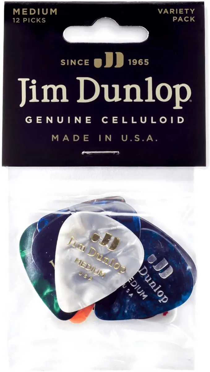 Dunlop PVP106 Celluloid Medium Plectrum