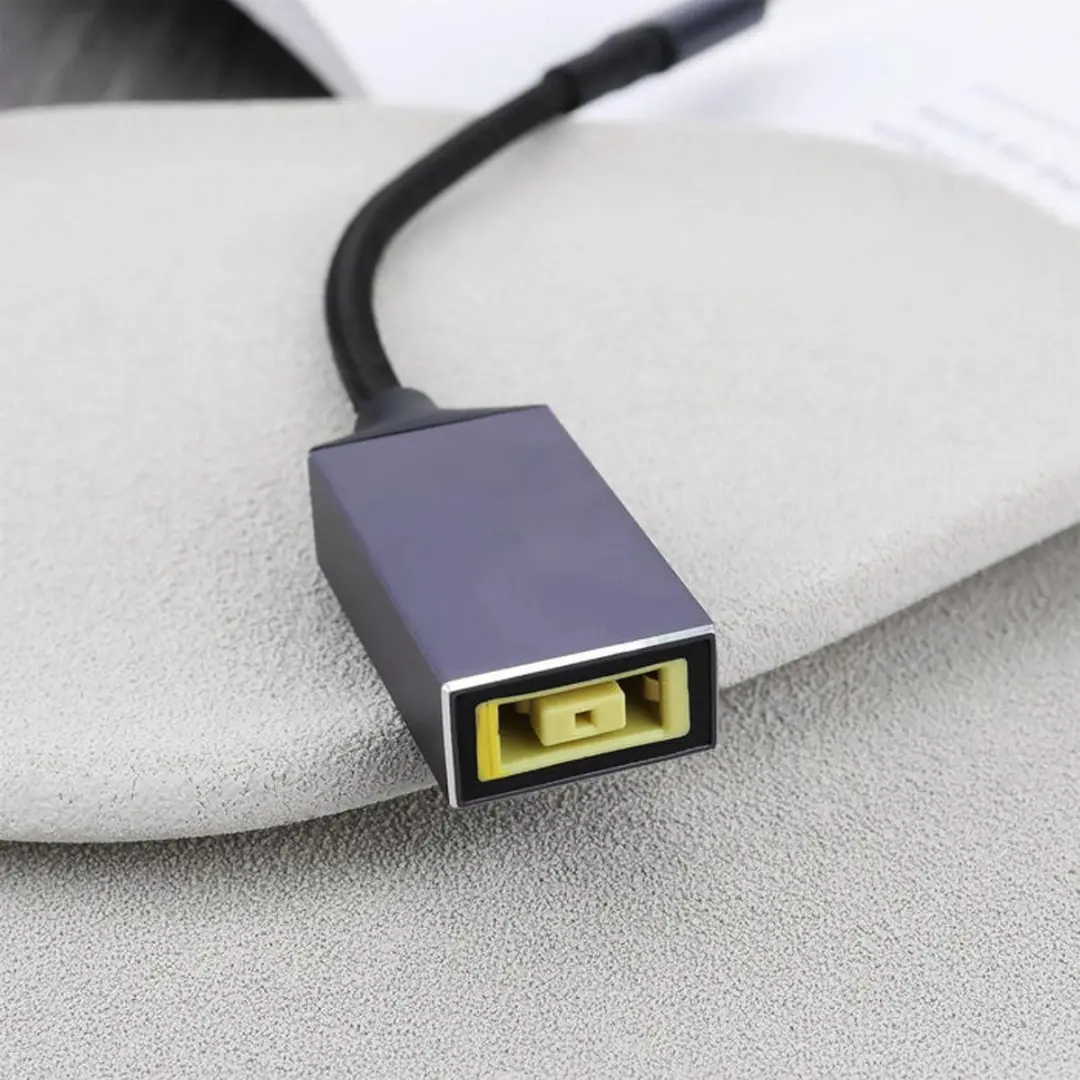 NÖRDIC USBC-LEN100 USB-C Adapter 100W PD - Zwart/Grijs