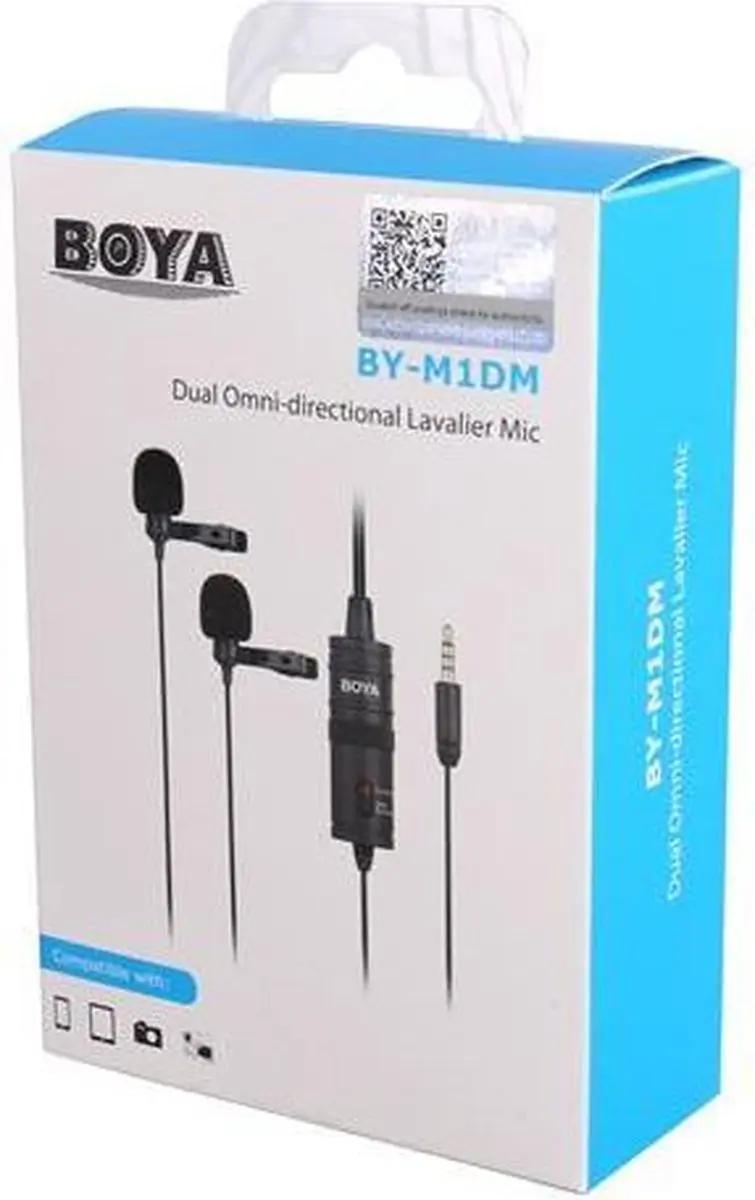 Boya BY-M1DM Microfoon - Zwart