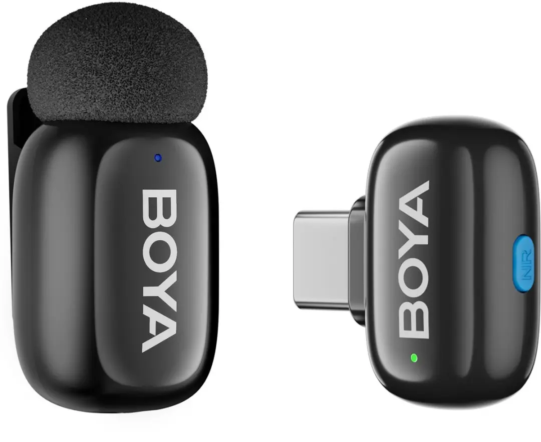 Boya Mini 2-02 Draadloos Microfoonsysteem - USB-C - Zwart