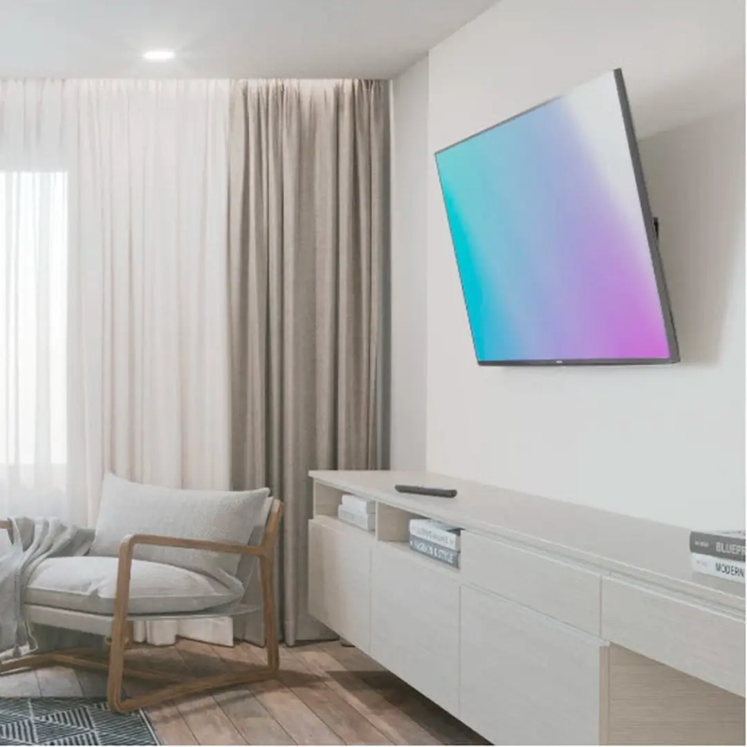 Hama TV Beugel Kantelbaar 75" - Max 40kg - VESA 100x100 - Zwart