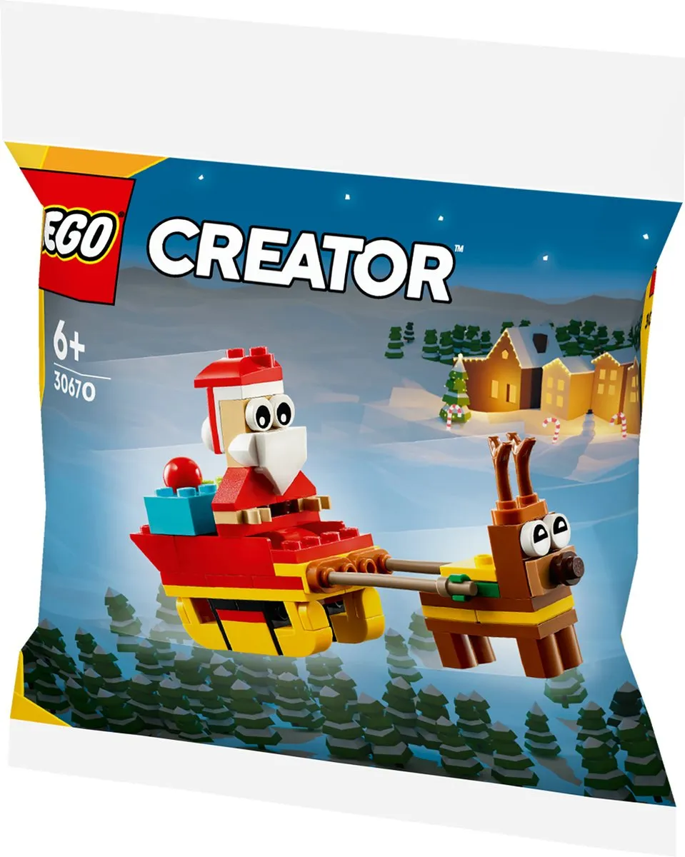 LEGO Creator 30670 Kerst Sledetocht - 73 Stukken - Veelkleurig