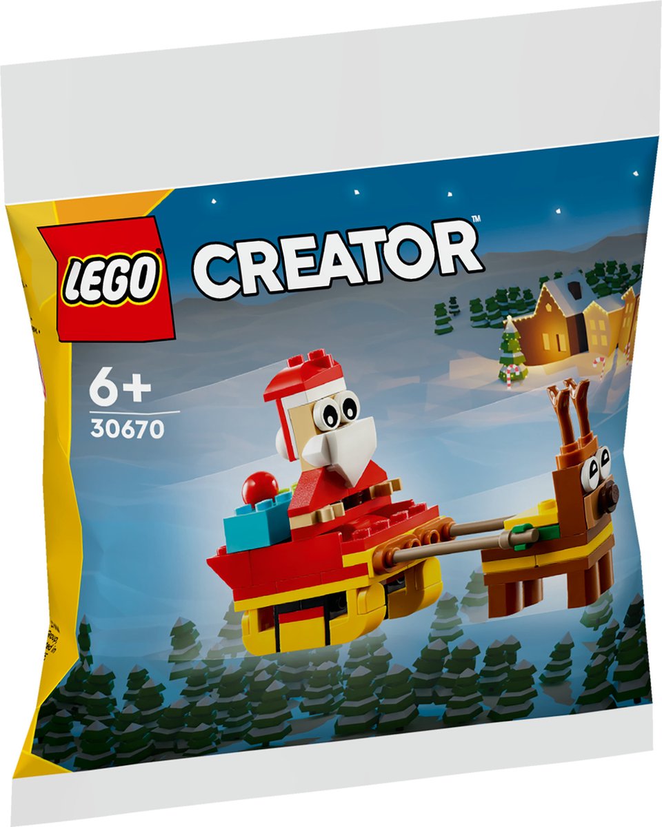 LEGO Kerst Creator 30670 - Sledetocht van de Kerstman