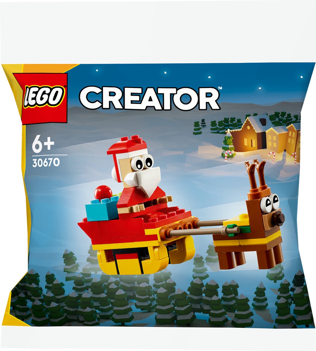 LEGO Kerst Creator 30670 - Sledetocht van de Kerstman