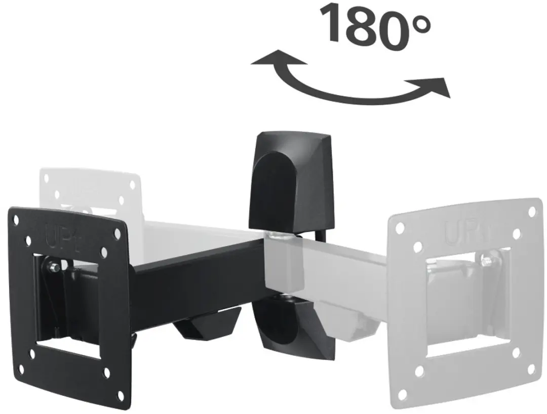 Hama TV Beugel Draai/Kantelbaar 00220820 - 10-26" - 15kg - VESA 100x100 - Zwart